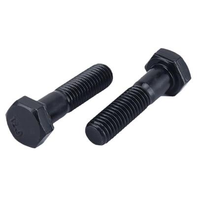 12.9级发黑半牙外六角螺丝螺栓