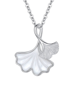 999足银三生有杏项链/配精美包装