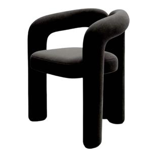 奶油风家用化妆椅梳妆凳美甲店椅子设计师卧室轻奢靠背梳妆台凳子