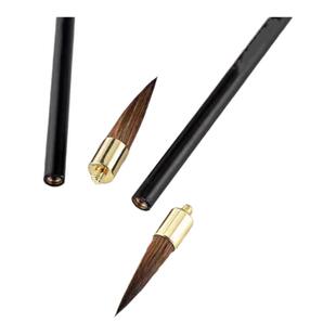 古韵灰尾毛笔笔头可拆卸大中小楷笔头弹性好不分叉