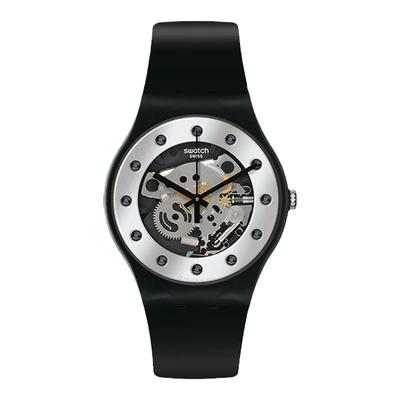 Swatch斯沃琪镂空机芯瑞士手表