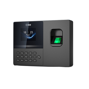 科密考勤机指纹识别打卡机智能人脸识别蓝牙小程序管理打卡器员工上下班签到机无需网络可停电打卡考勤一体机