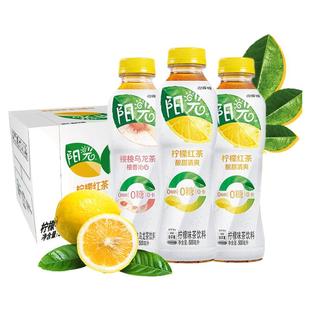可口可乐阳光茶果味饮料柠檬红茶白桃乌龙茶0卡0糖夏季饮品整箱装