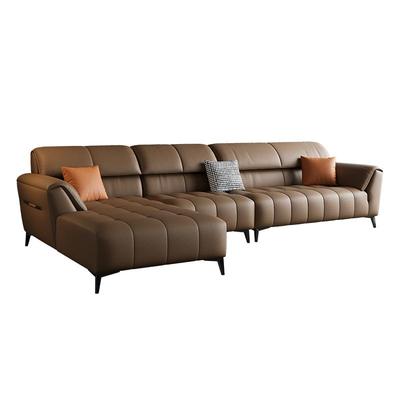 政府补贴DDC极简钢琴键真皮沙发