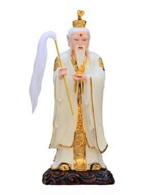 太白金星太白星君树脂彩绘神像