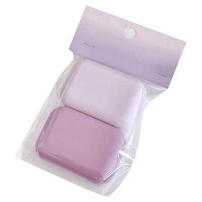 2个装梦幻渐变磨砂组合美瞳盒