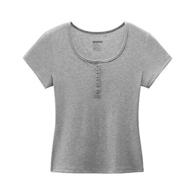 501Cool女士亨利领短袖肌底衣