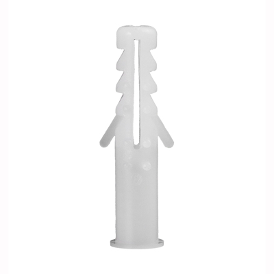 沪心塑料膨胀管白色带刺6mm/8mm
