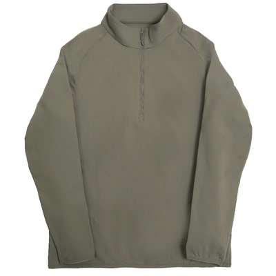 TRIPLE半拉链卫衣男春插肩袖卫衣