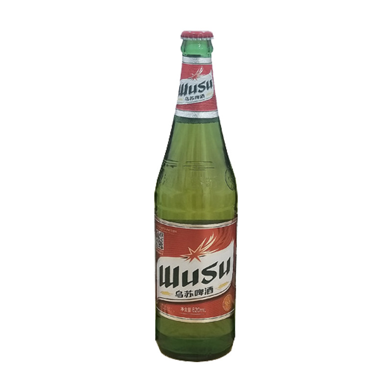 新疆红乌苏正品620ml*6瓶啤酒