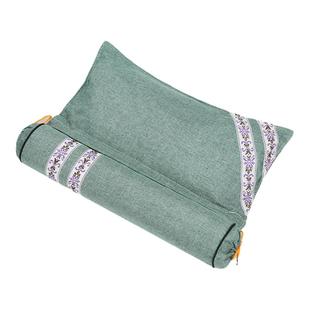 艾草颈椎枕护颈椎助睡眠修复颈椎睡觉专用护颈枕硬圆柱枕头连体枕