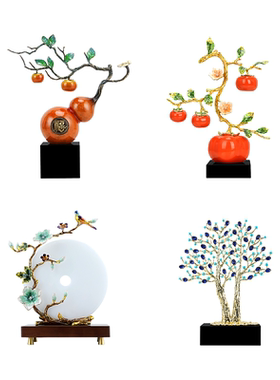 新中式轻奢摆件纳福招财显贵气