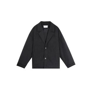 BODYDREAM西装式轻薄羽绒服男款冬季保暖简约休闲鸭绒厚外套