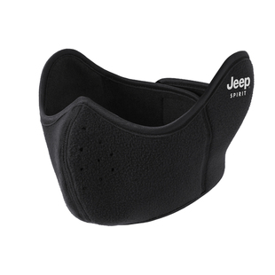JEEP SPIRIT吉普冬季骑行面罩女士防风防寒加厚护耳口罩保暖耳罩
