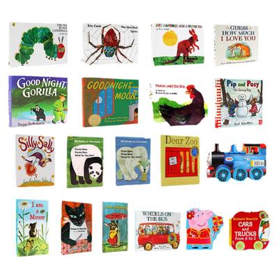 100选5件英文原版绘本纸板书