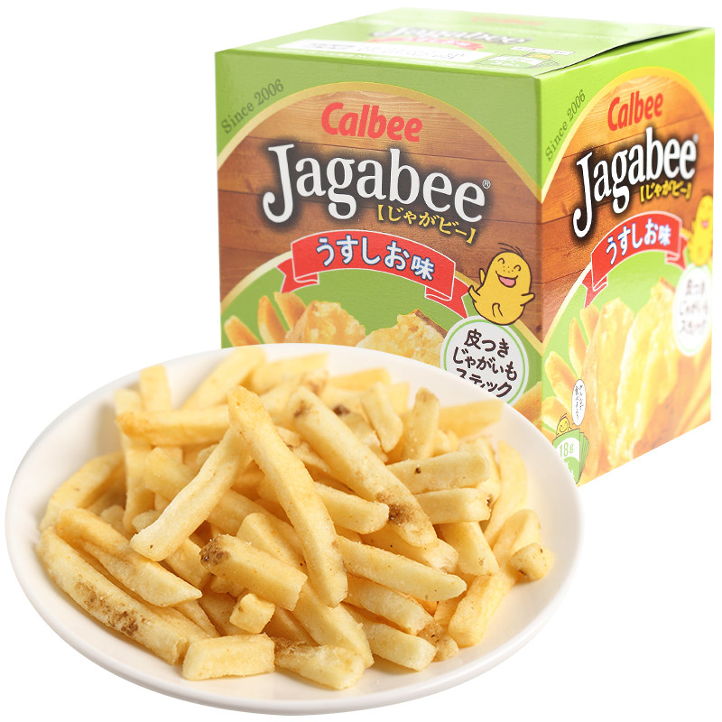 卡乐比薯条三兄弟咸味酱油味香脆薯条75g美味零食