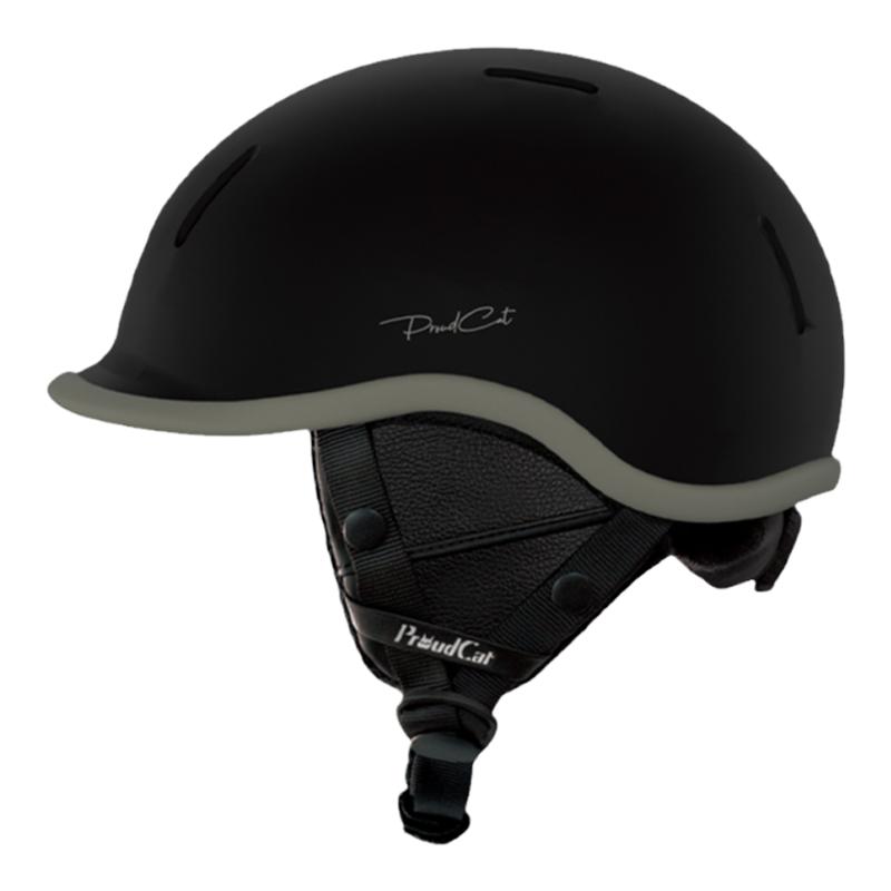 proudcat骄傲的猫滑雪头盔男专业单双板雪盔女护具装备雪帽显头小