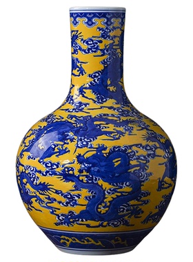 陶瓷花瓶景德镇客厅青花瓷手绘
