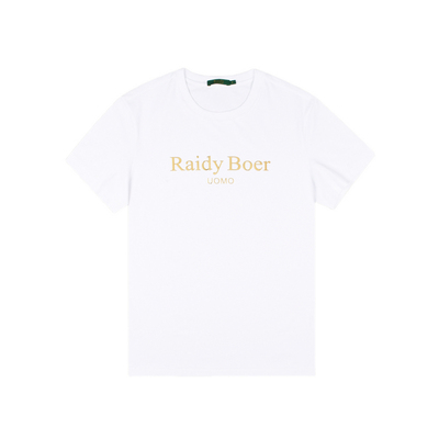 【7A抑菌】Raidy Boer/雷迪波尔2025年夏男高频浮雕棉短袖T恤7072