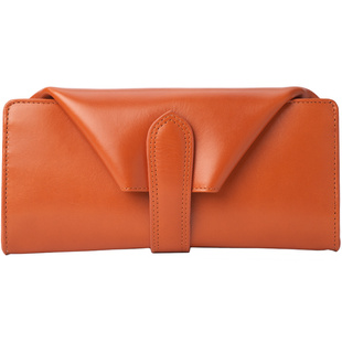 包邮R.king品仕大容量女士手包长款搭扣四方兜钱包皮夹子头层牛皮