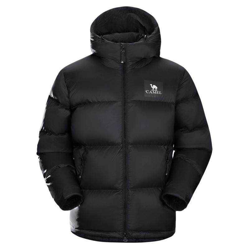 骆驼黑钻5PLUS户外羽绒服冬季新款女款男款加厚保暖拒水绒外套