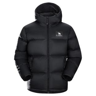 骆驼黑钻5PLUS户外羽绒服冬季新款女款男款加厚保暖拒水绒外套