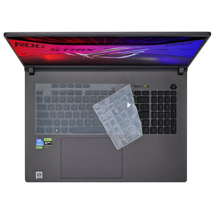 适用ROG枪神9键盘膜枪神9Plus超竟版键盘保护膜G635L电脑按键防尘垫rog枪神8凹凸键位保护套16英寸屏幕钢化膜