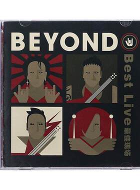 官方正版Beyond专辑Best Live最佳现场 光辉岁月 演唱会 CD唱片