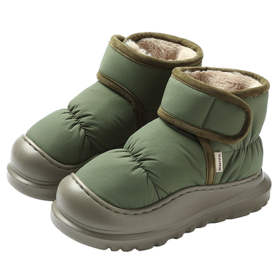 雪地靴男款冬季羽绒防水加绒加厚