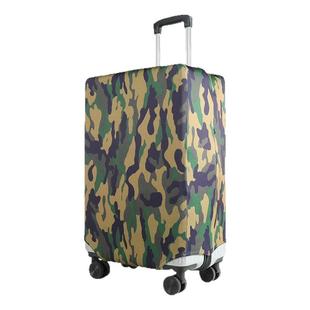 迷彩印花加厚行李箱保护套旅行防刮耐磨拉杆箱防尘罩托运保护套