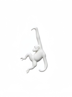 3D打印可爱猴子造型厨房挂钩挂香蕉创意收纳神器实用家居用品