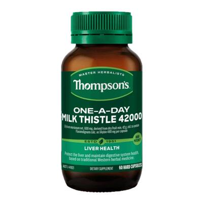 正品汤普森Thompson's护旰片奶蓟草水飞蓟宾高浓度净肝净肠道减油