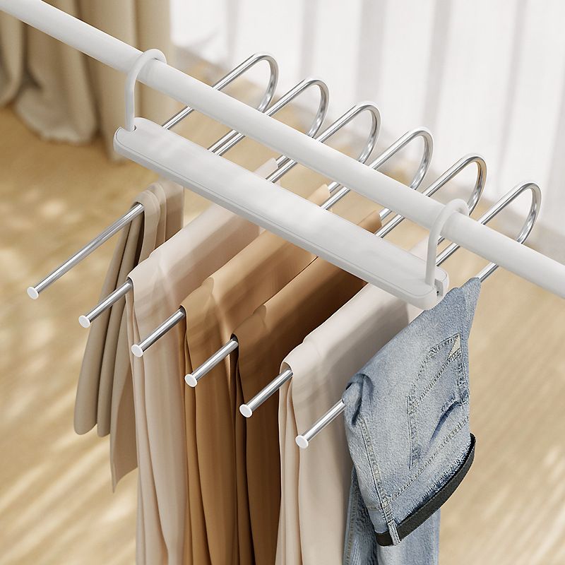 多层折叠鹅型裤架家用无多功能神器裤子衣柜挂收纳专用痕挂架夹裤