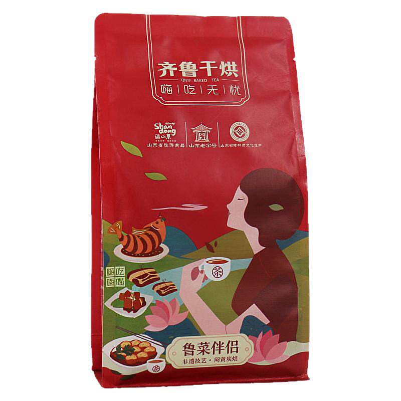 莱芜齐鲁干烘一级300g袋装大叶茶