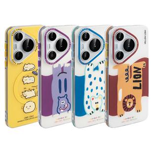 CARECASE  趴趴动物园华为磁吸手机壳 适用华为P70 Pro+ 70Ultra 原创设计独立镜头框  防摔创意童趣可爱卡通