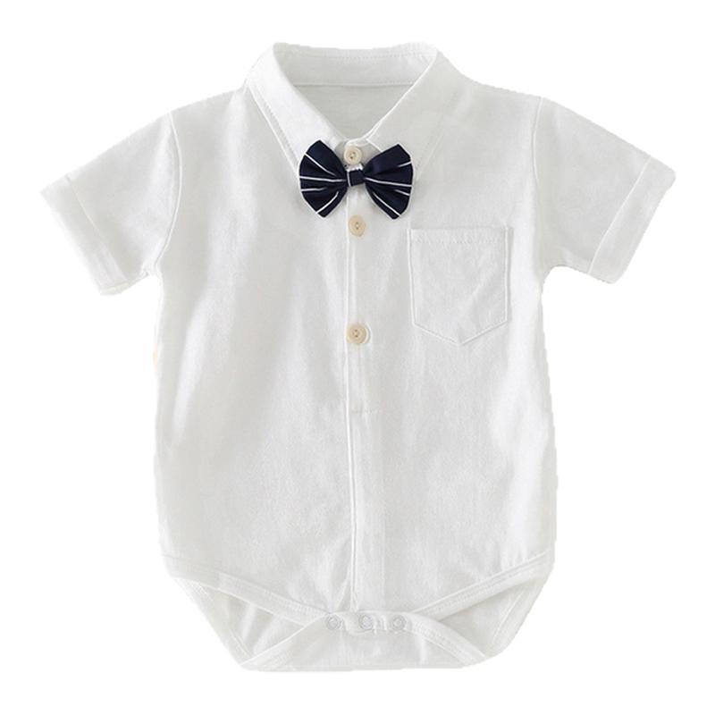 丹麦MARMAR KIDS夏季婴幼儿男宝宝三角包屁哈衣爬服周岁POLO礼服