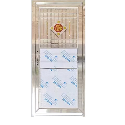 304不锈钢门入户门单门不锈钢大门出租屋门农村自建房简易门大门