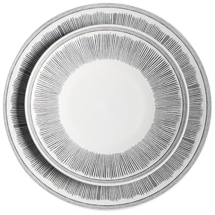 北欧风原创西餐盘亚光釉下彩甜品盘餐厅主餐盘牛排盘ins碟子家用