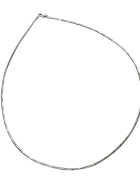 无怯s925纯银简约素链女超细短款