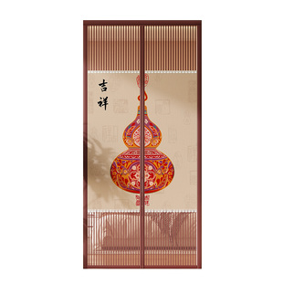 2026新款防蚊门帘磁性纱帘卧室防偷窥遮挡隔断帘免打孔魔术贴纱门