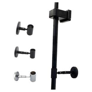适用于九牧淋浴升降杆花洒固定底座银黑色喷头支架加长墙座配件
