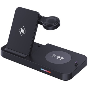 aresh四三合一无线充电器适用华为mate80华为gt6手表gt3pro手机17底座iphone16支架iwatch5磁吸快充watch4