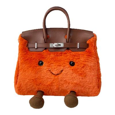 CTANDJIM 限量不补 敲可爱毛茸茸bk小精灵手提包 斜挎包