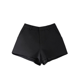 高腰黑色西装短裤女新款春夏外穿阔腿裤休闲裤小个子宽松显瘦热裤