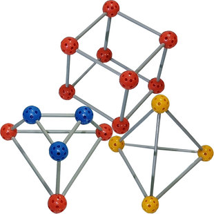拼接立体儿童模型玩具积木八面体几何平面学具初中小学生数学组装