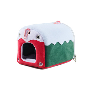 鹦鹉窝小鸟窝棉窝睡窝玄风虎皮外置加厚保暖加绒过冬神器保温鸟屋