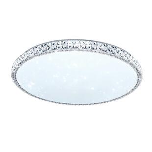 led吸顶灯主卧室灯圆形现代客厅灯房间阳台过道新款灯具水晶轻奢