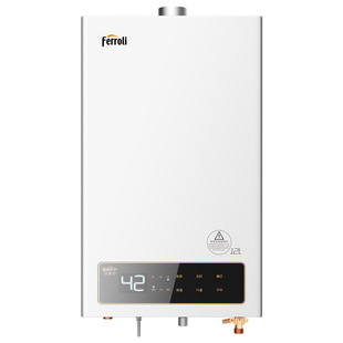 法罗力燃气热水器家用天然气12L智能变升恒温抑菌增压抗风防冻G12