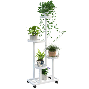 花架子客厅落地式可移动花架置物架阳台花盆托架铁艺绿萝2025新款