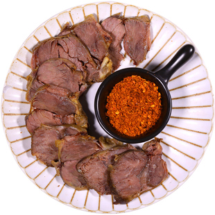 回乡斋清真即食牛腱子肉五香熟食低真空装脂速食酱卤牛肉健身代餐